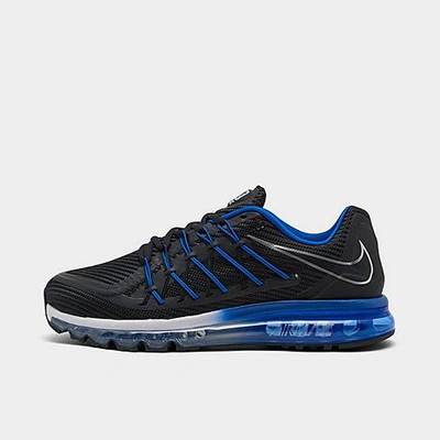 Nike Men's Air Max Running Sneakers Finish Line In Black/metallic Silver/game Royal/white | ModeSens