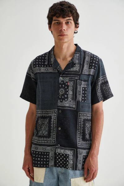 Shop Levi's Cubano Patterned Shirt In Black Multi
