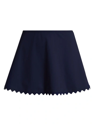 Shop Karla Colletto Swim Women's Ines A-line Skirt In Navy