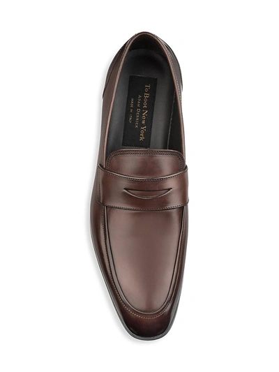 Shop To Boot New York Men's Dress Collection Amherst Leather Loafers In Black