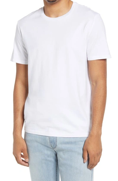 Shop Ag Bryce Crewneck T-shirt In True White