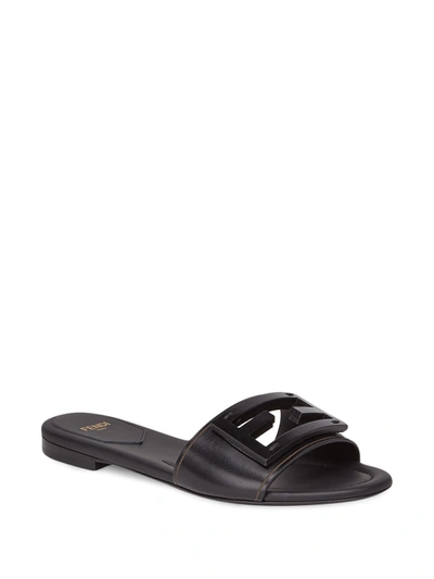 Shop Fendi Sandals Black