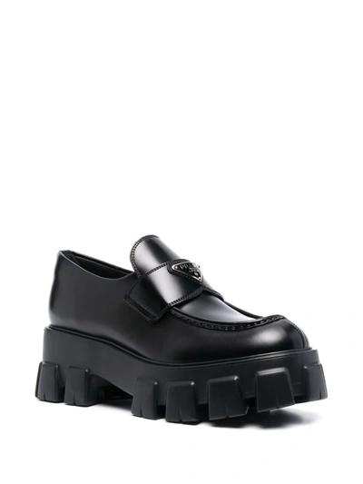 platform loafers prada