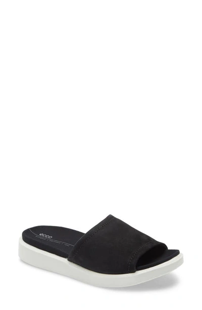 Shop Ecco Yuma Slide Sandal In Black