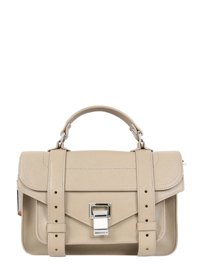 Shop Proenza Schouler Ps1 Tiny Bag In Grey