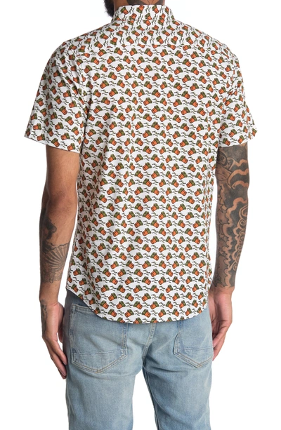 Shop Abound Food Print Short Sleeve Shirt In White Fries Prt