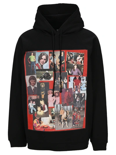Shop Raf Simons Oversized Hoodie With Pictures In Black