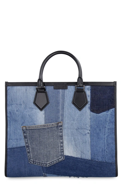 Shop Dolce & Gabbana Denim Tote