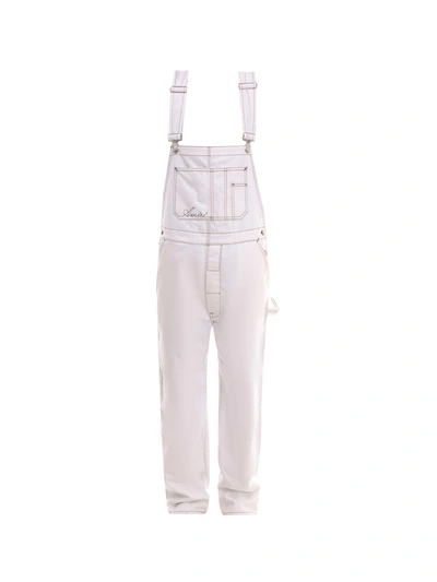 Shop Amiri Overalls In White