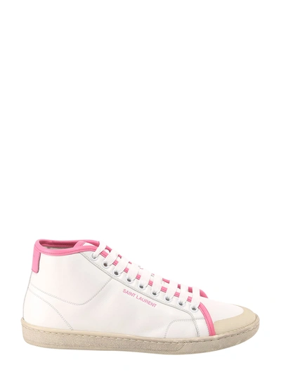 Shop Saint Laurent Sl 39 Sneakers In White