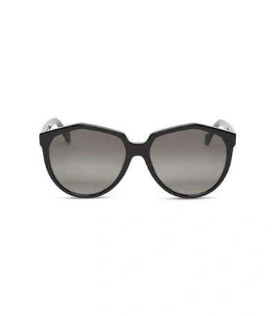 Shop Loewe Oversized Round Sunglasses Shiny Black