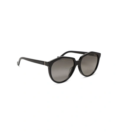 Shop Loewe Oversized Round Sunglasses Shiny Black