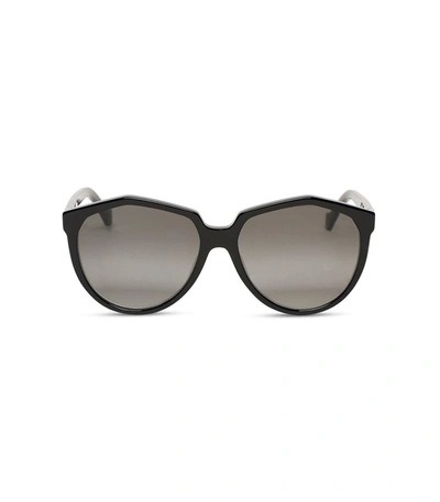 Shop Loewe Oversized Round Sunglasses Shiny Black