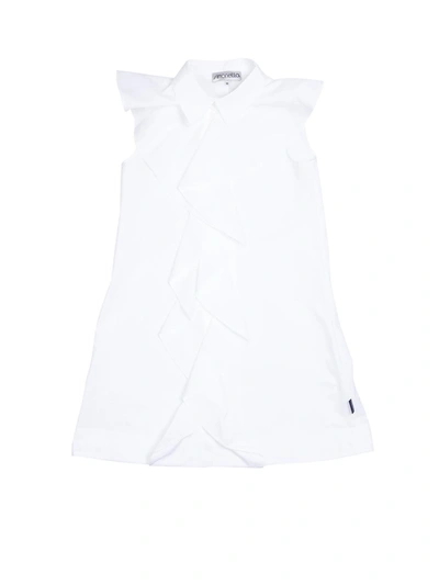 Shop Simonetta Ruffled Dress In White