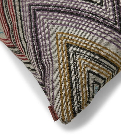 Shop Missoni Andamane Cushion In Multicoloured