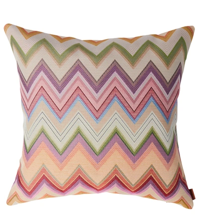 Shop Missoni Agadir Cushion In Multicoloured