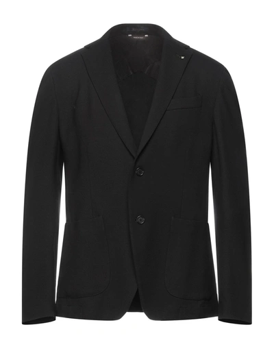 Shop Jeordie's Suit Jackets In Black