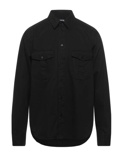 Shop Aspesi Shirts In Black