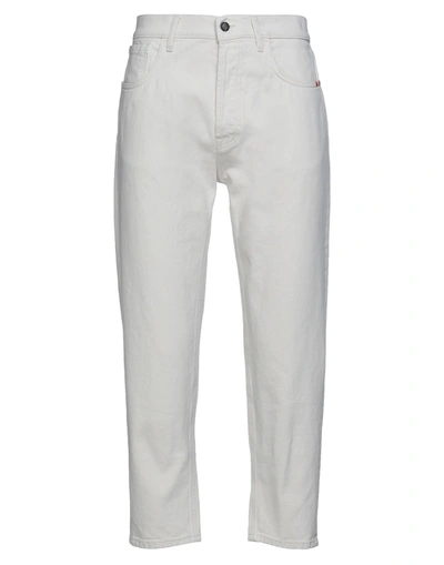 Shop Amish Man Jeans Ivory Size 32 Cotton In White