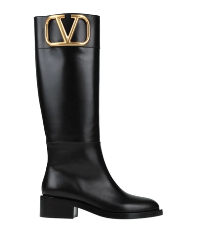 Shop Valentino Boots In Black