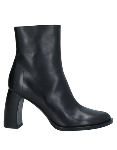 Shop Ann Demeulemeester Ankle Boots In Black