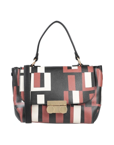 Shop Maliparmi Handbags In Dark Brown