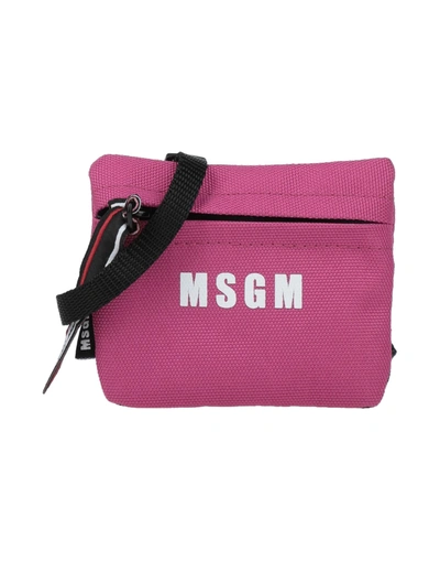 Shop Msgm Handbags In Mauve