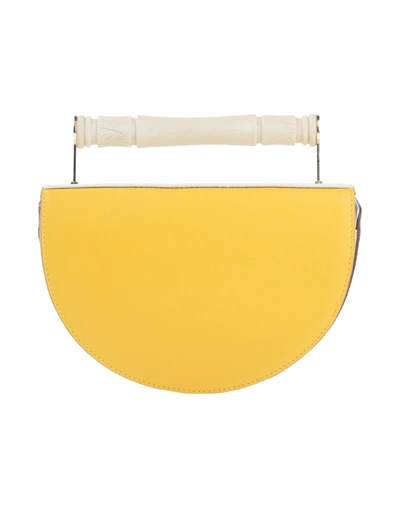 Shop Aevha London Handbags In Yellow