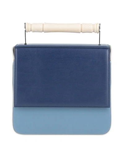Shop Aevha London Handbags In Blue