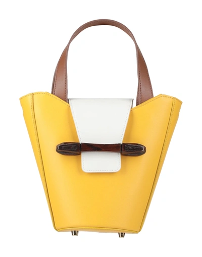 Shop Aevha London Handbags In Yellow