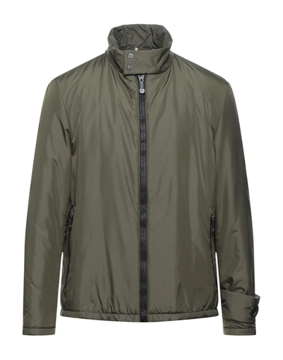 Shop Momo Design Jackets In Military Green