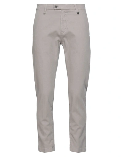 Shop Antony Morato Man Pants Grey Size 38 Cotton, Elastane In Beige