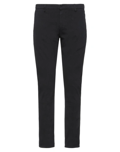Shop Dondup Man Pants Black Size 29 Cotton, Polyester, Elastane