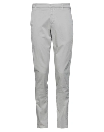 Shop Dondup Man Pants Light Grey Size 29 Cotton, Polyester, Polyamide, Elastane