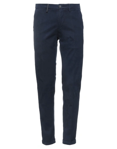 Shop Re-hash Re_hash Man Pants Blue Size 30 Cotton, Elastane