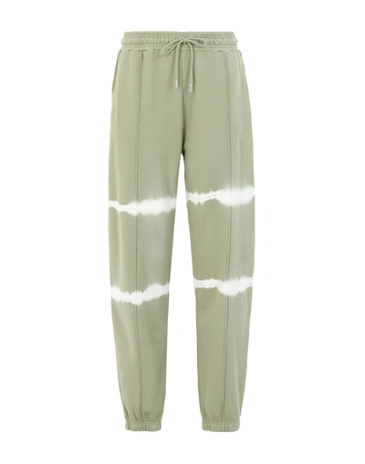 Shop Ninety Percent Org Ctn Loopback Stripe Tie Dye Boyfit Woman Pants Light Green Size L Organic Cotton