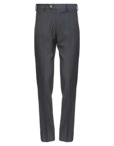 Shop Alessandro Gilles Casual Pants In Steel Grey