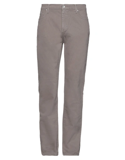 Shop Holiday Jeans Company Man Pants Dove Grey Size 38 Cotton, Elastane