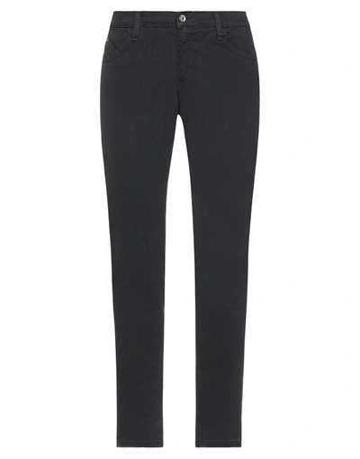 Shop Holiday Jeans Company Woman Pants Steel Grey Size 34 Cotton, Elastane