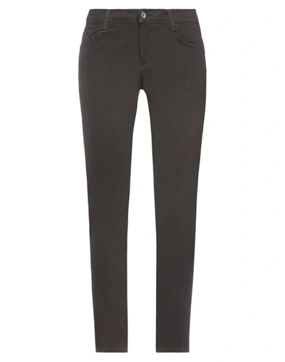 Shop Holiday Jeans Company Woman Pants Dark Brown Size 34 Cotton, Elastane