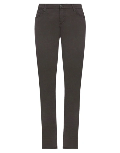 Shop Holiday Jeans Company Woman Pants Dark Brown Size 32 Cotton, Elastane
