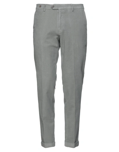 Shop Filetto Man Pants Grey Size 42 Cotton, Elastane