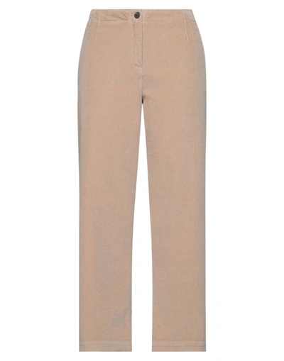 Shop Ago E Filo Pants In Beige