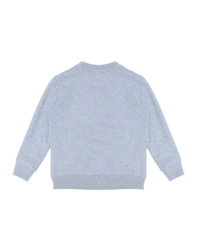 Shop Moschino Teen Sweatshirts In Light Grey