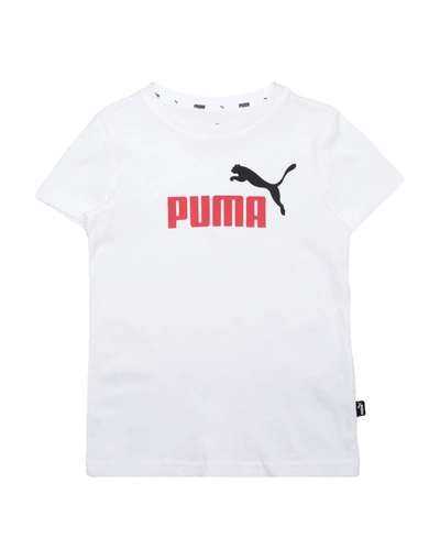 Shop Puma T-shirts In White