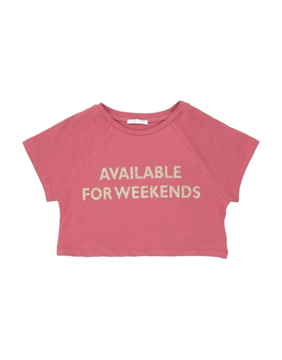 Shop L:ú L:ú By Miss Grant Toddler Girl T-shirt Brick Red Size 7 Cotton, Elastane
