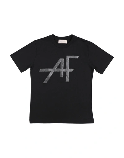Shop Alberta Ferretti Toddler Girl T-shirt Black Size 6 Cotton