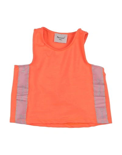 Shop Mariuccia Toddler Girl Sweatshirt Orange Size 4 Cotton, Viscose