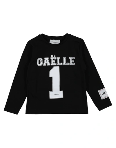 Shop Gaelle Paris T-shirts In Black