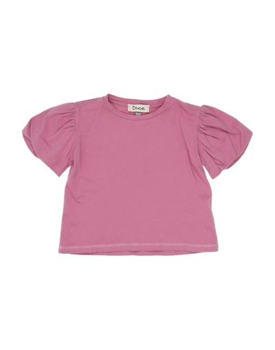Shop Dixie T-shirts In Pastel Pink